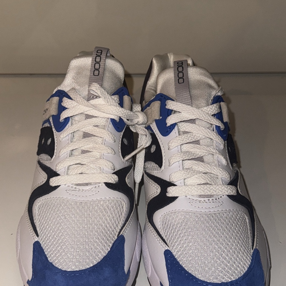 Saucony 5000 Men's Blue and white size 10 (new replacement box) - Picture 3 of 4